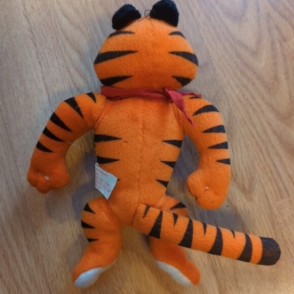 Tony The Tiger Kellogg's Frosted Flakes Cereal Plush Toy 1997 Vintage - Picture 6 of 7